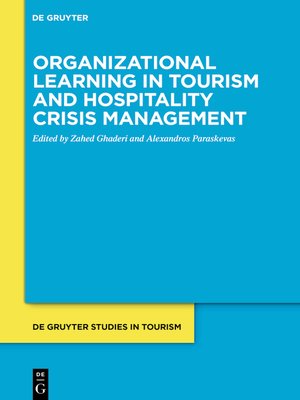 cover image of Organizational learning in tourism and hospitality crisis management